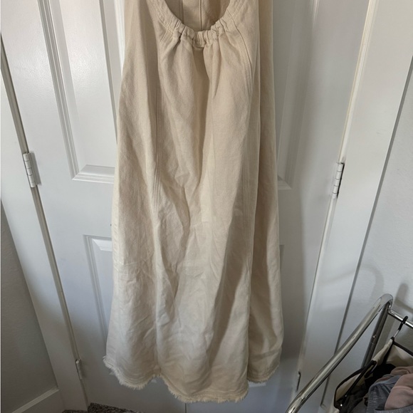 Cream Button-Down Maxi Dress - Picture 6 of 6